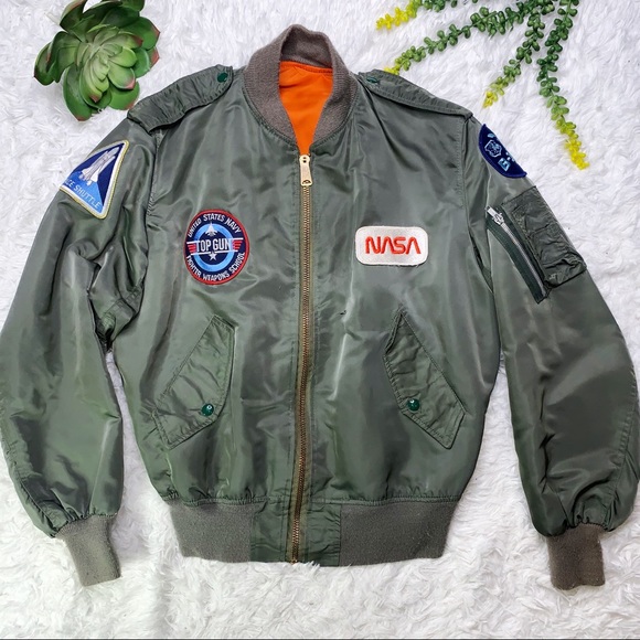Other - Vintage USAF MA-1 Flight Jacket Custom Patches